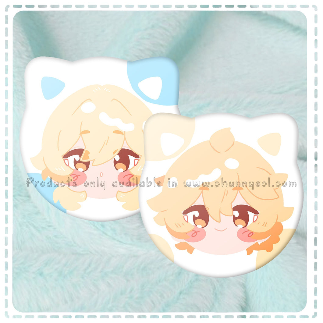 Lumine & Aether Neko badges Chunnyeol